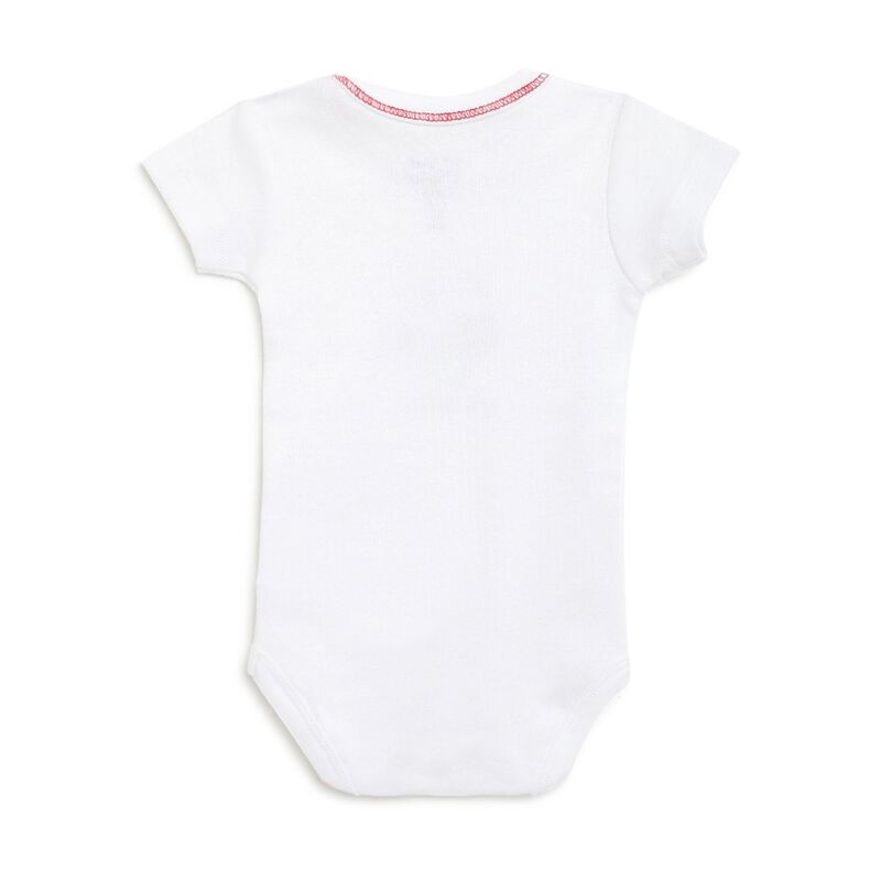 Infants White Set of 2 Body Suit image number 3